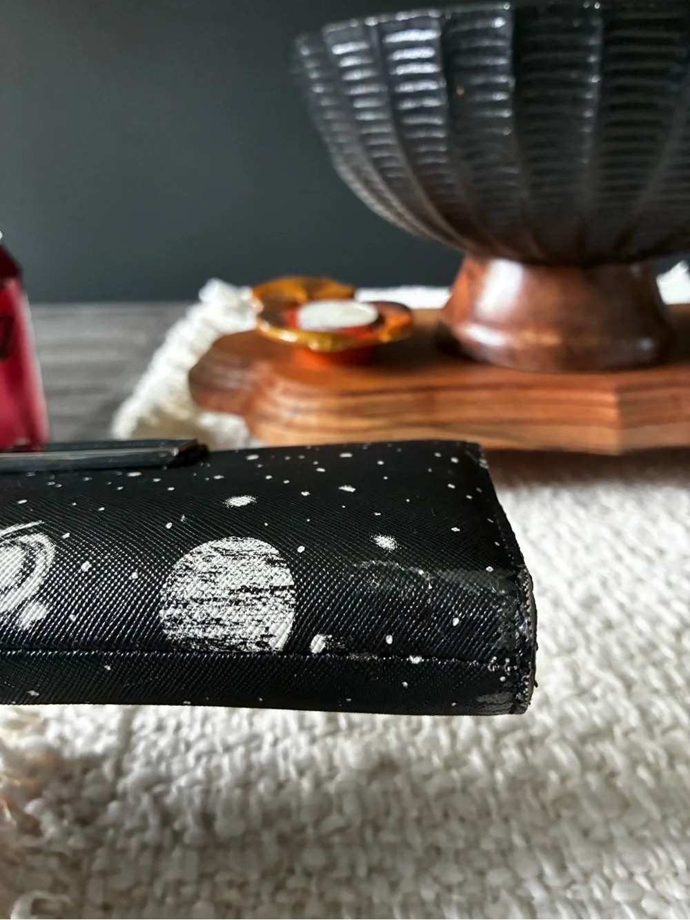 Marc by Marc Jacobs Black & White Space-Print Wallet
